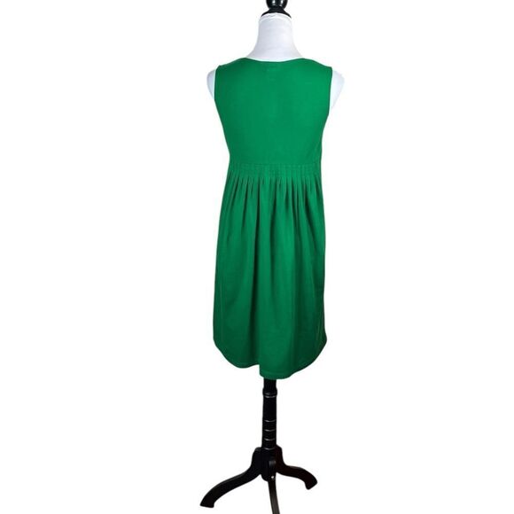 Loft Women’s Green V-Neck Fit And Flare Dress, Size S - Picture 2 of 7
